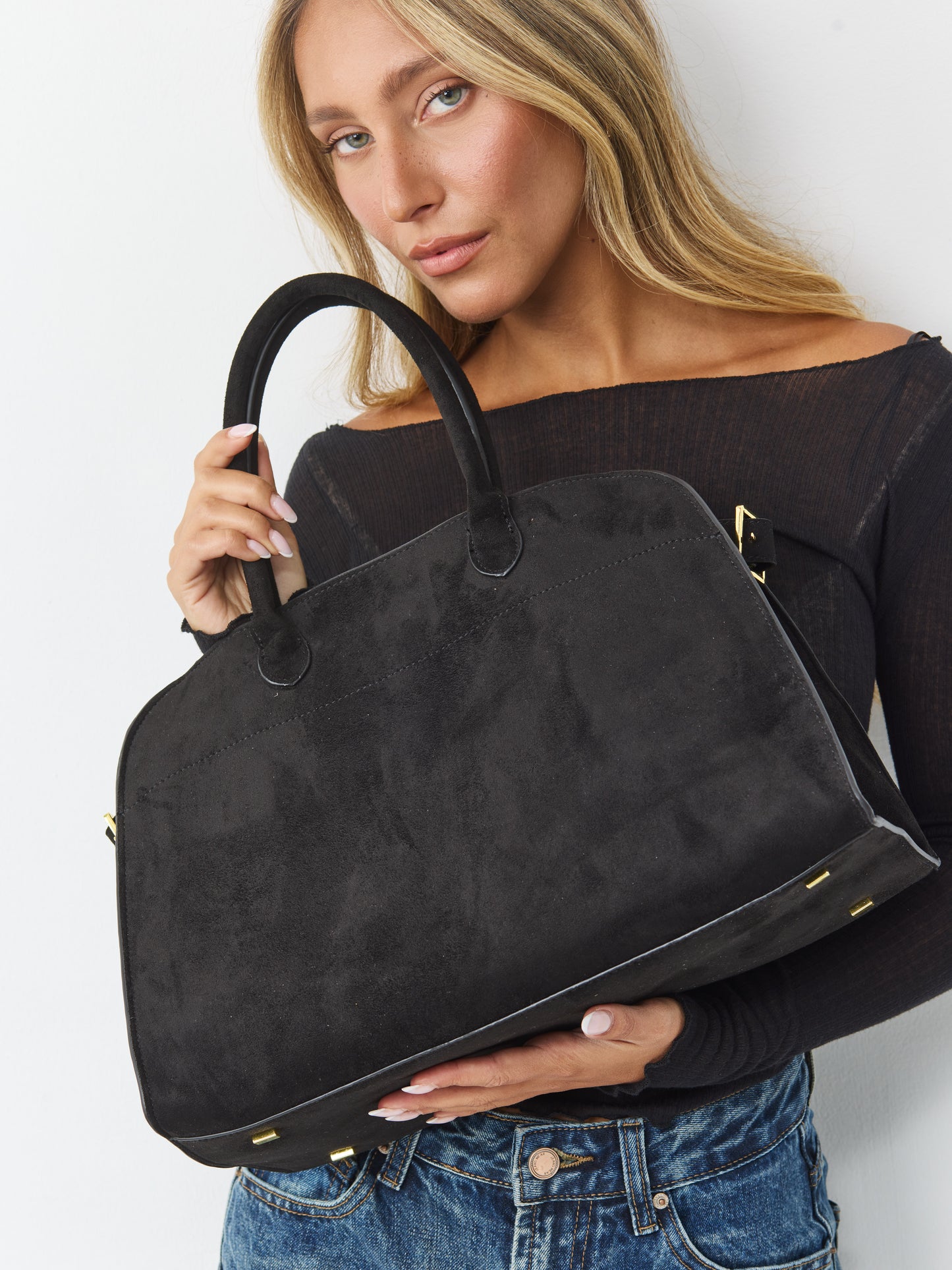 תיק ליב | שחור זמש