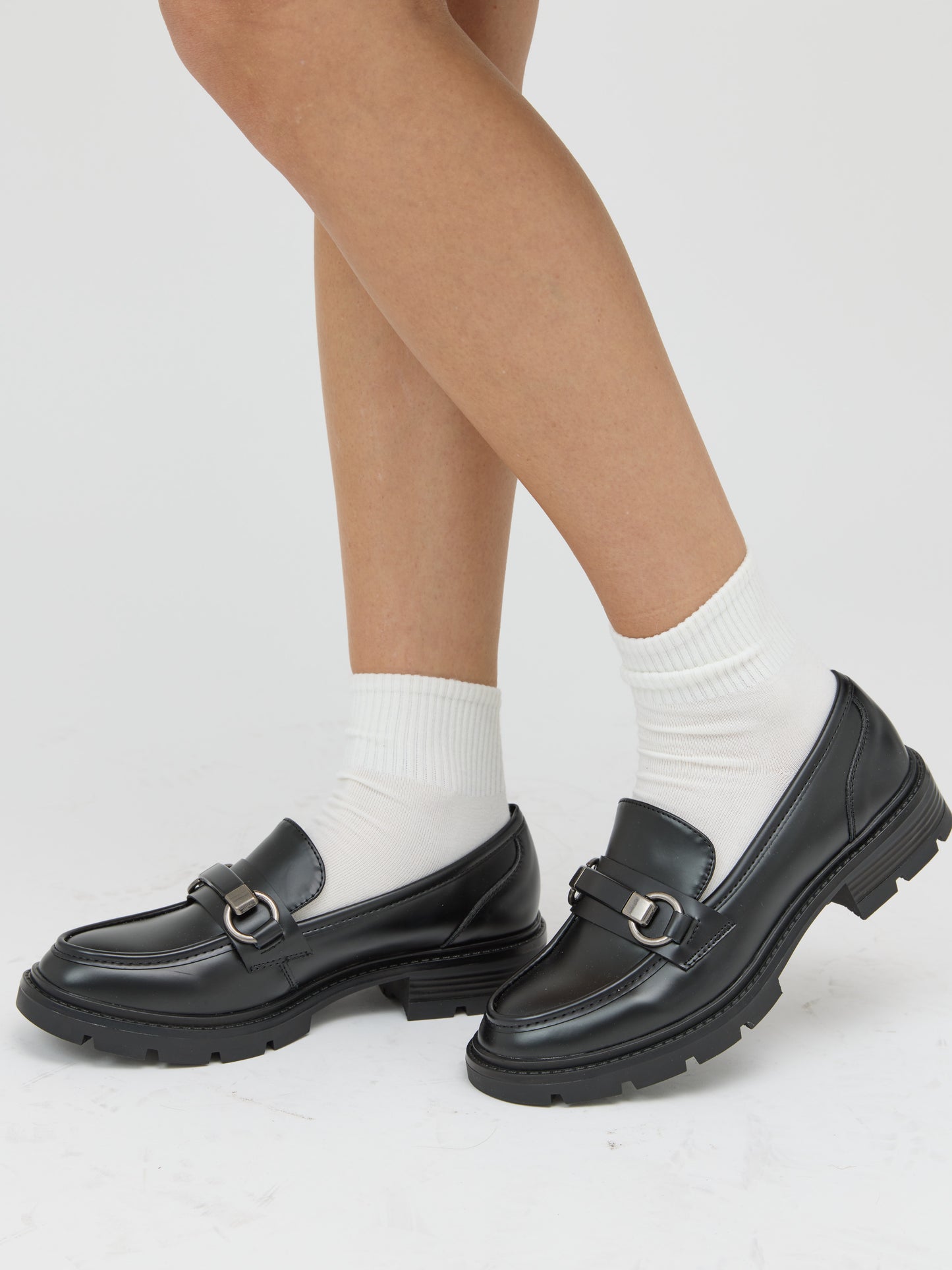 מוקסין סוליית טרקטור אושן | שחור