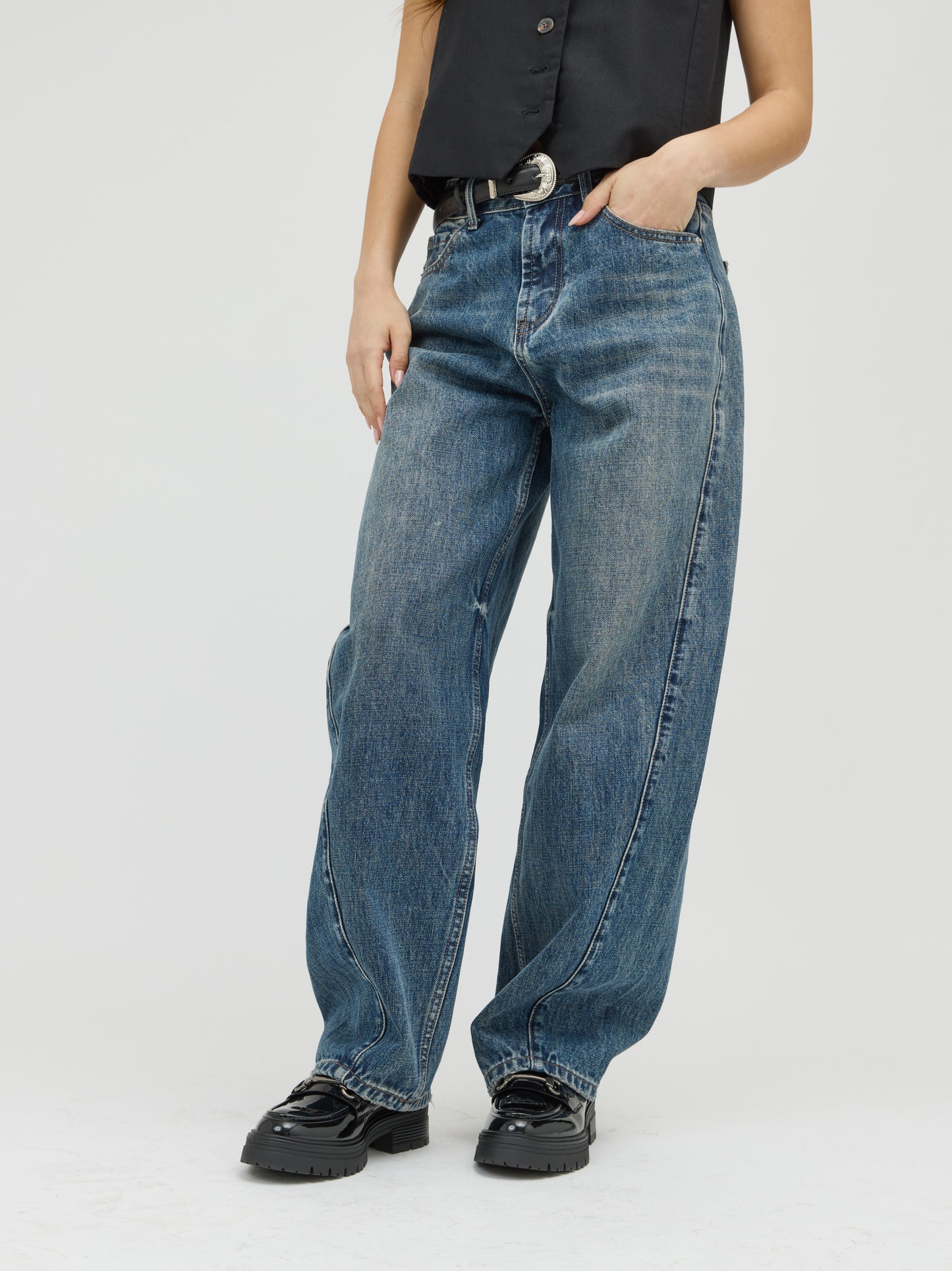 מוקסין סוליית טרקטור לאבלי | שחור לק