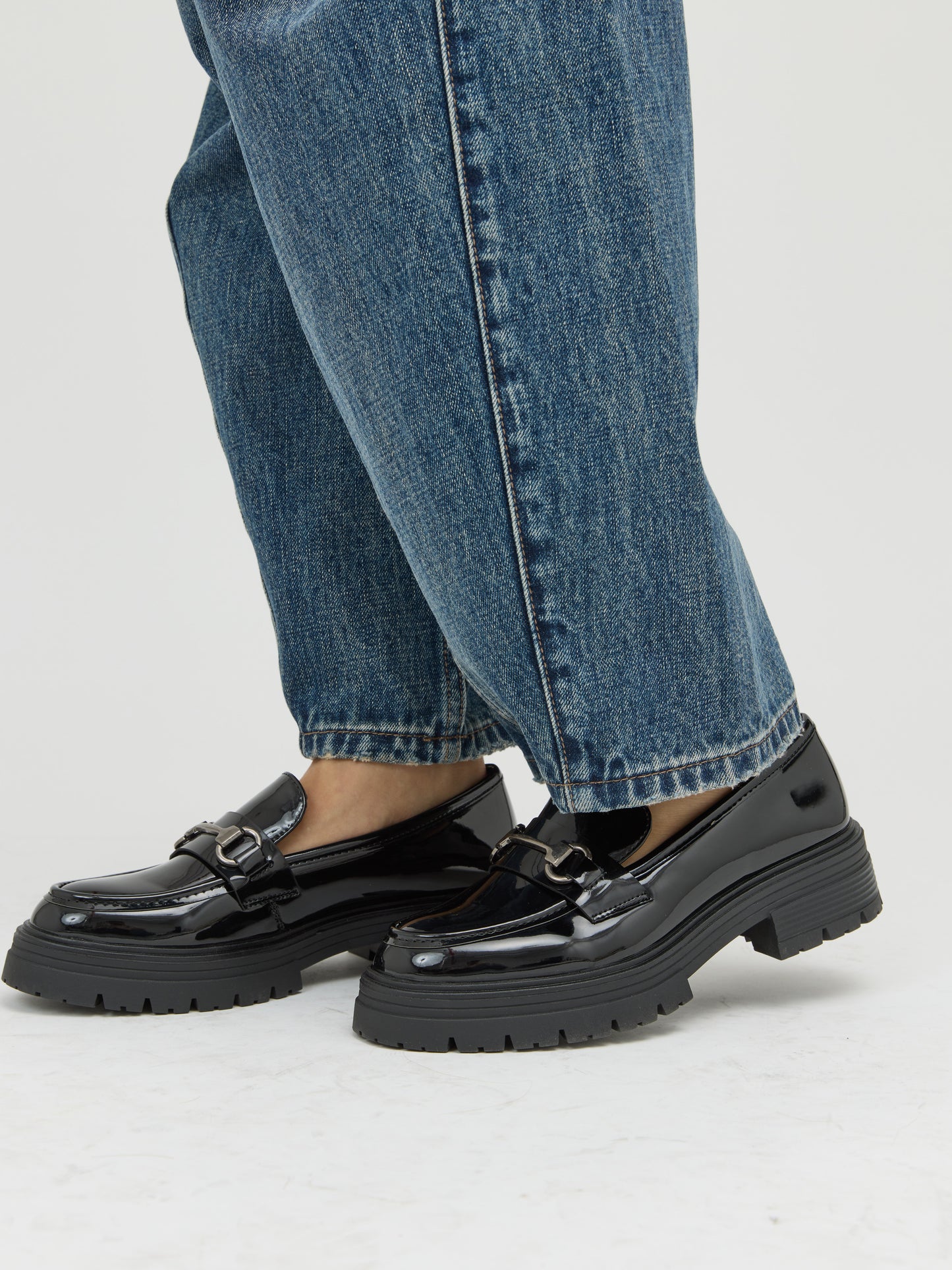 מוקסין סוליית טרקטור לאבלי | שחור לק