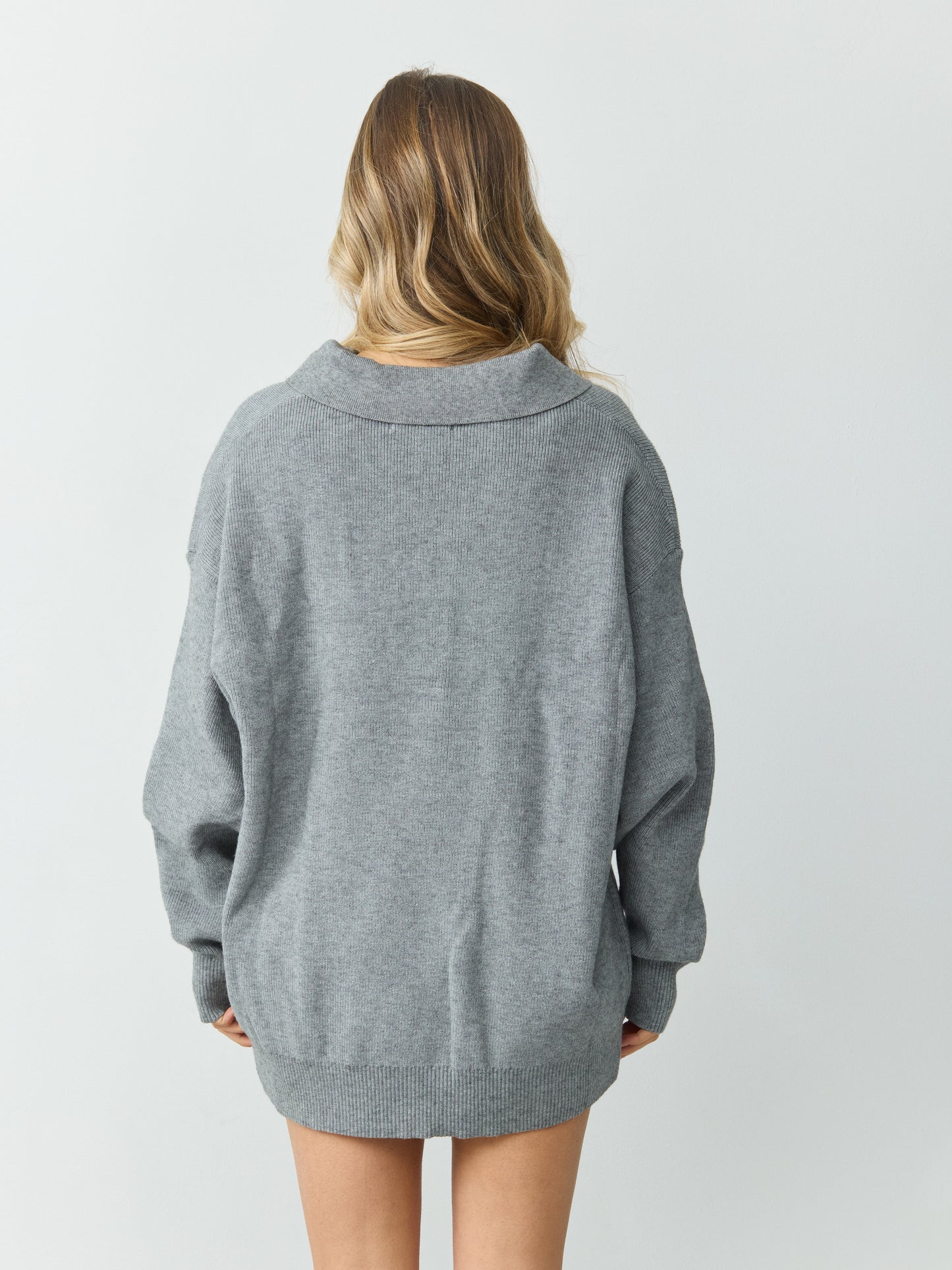 סוודר פולו ארי  | אפור