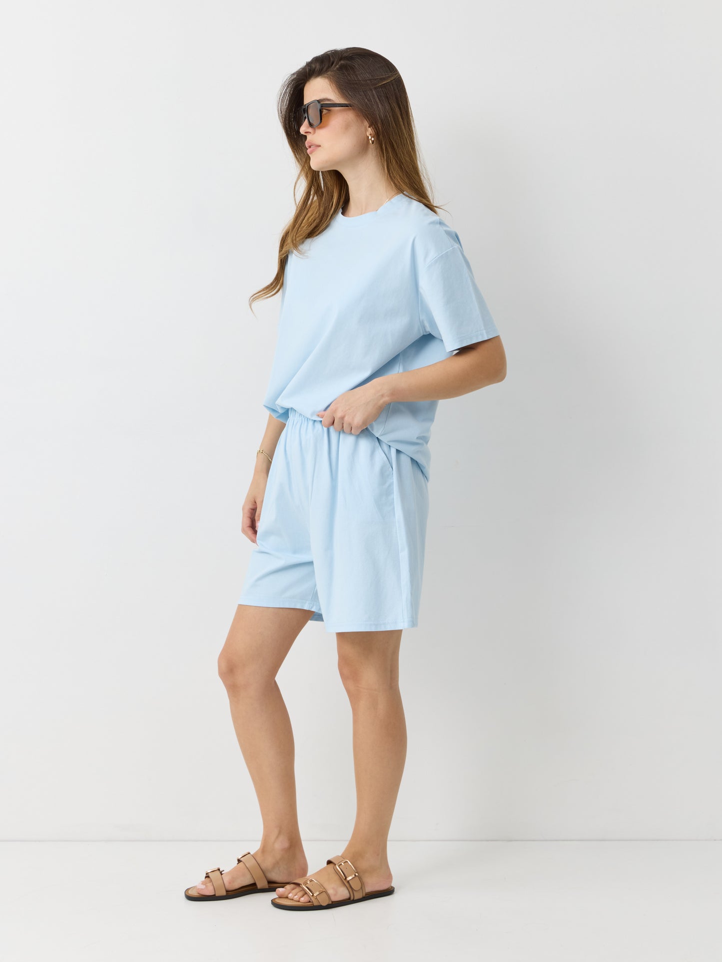 חליפה קצרה לאורה | כחול