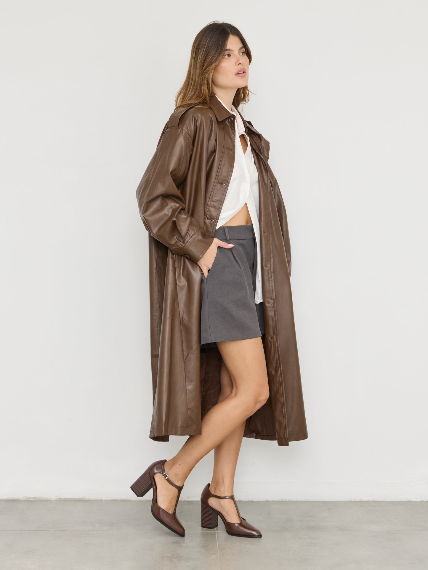 נעלי עקב אריזונה | חום