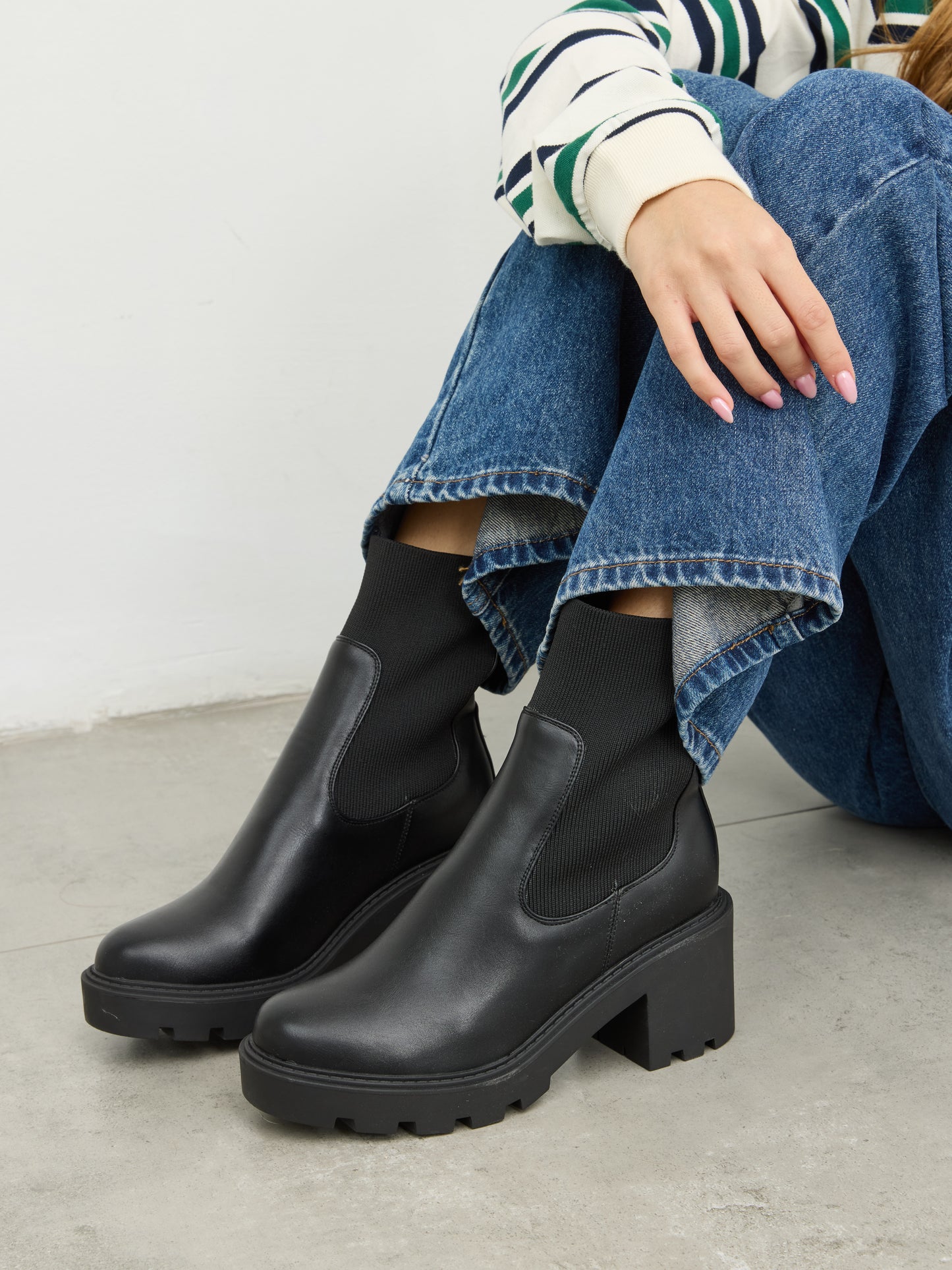 מגפוני טרקטור דאריל | שחור