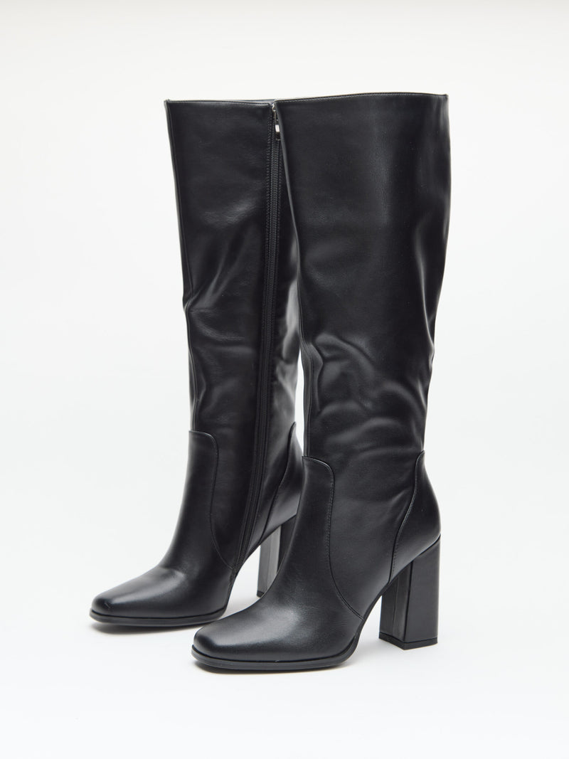 מגפי עקב אינס | שחור