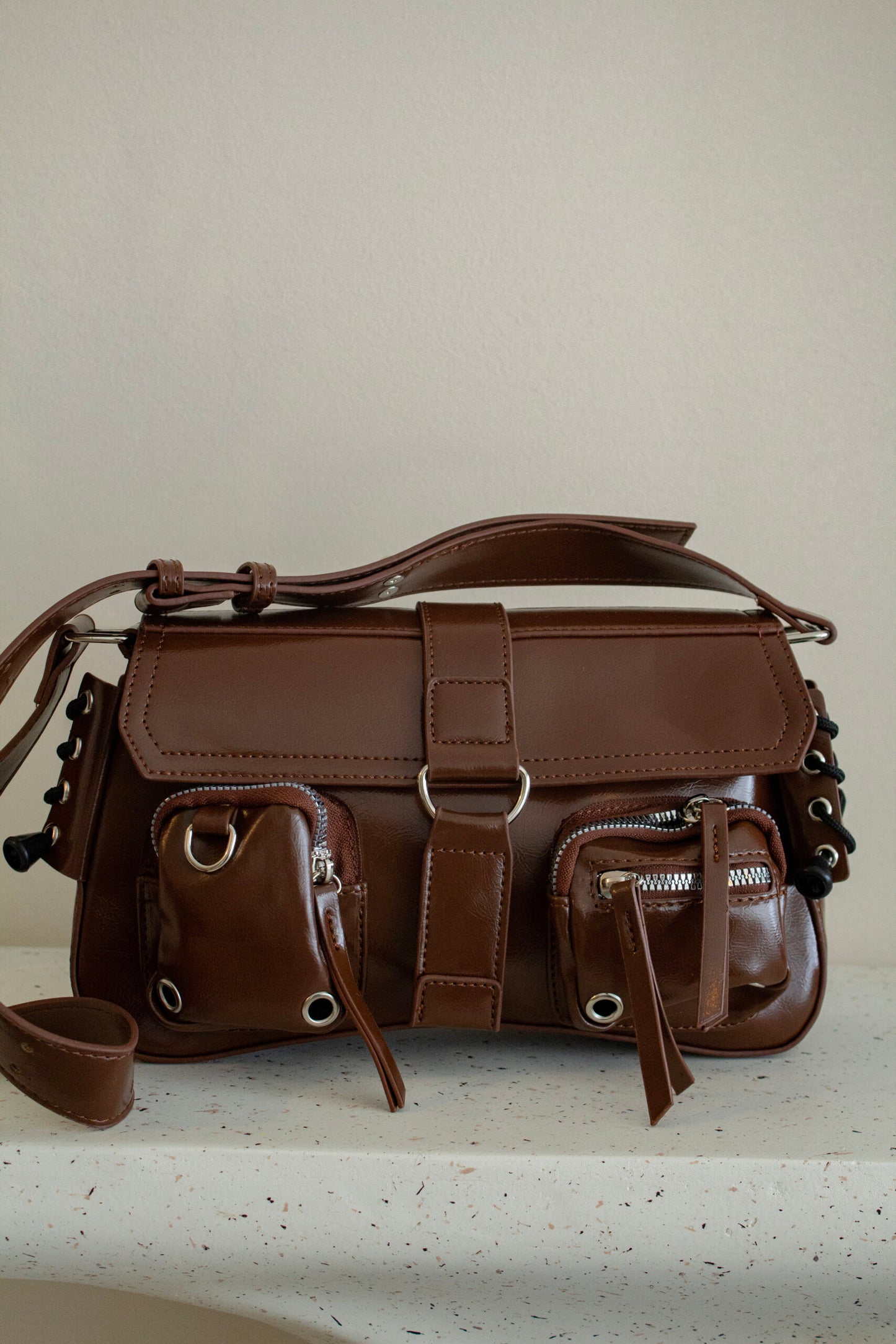 תיק מאובזר הארלי | חום