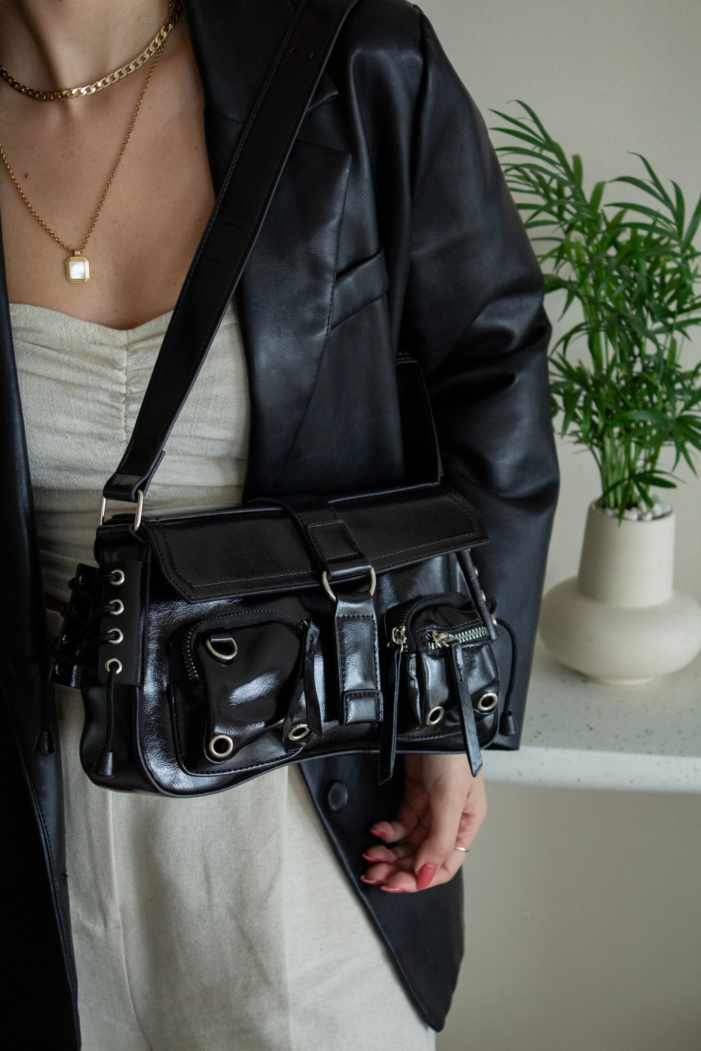 תיק מאובזר הארלי | שחור