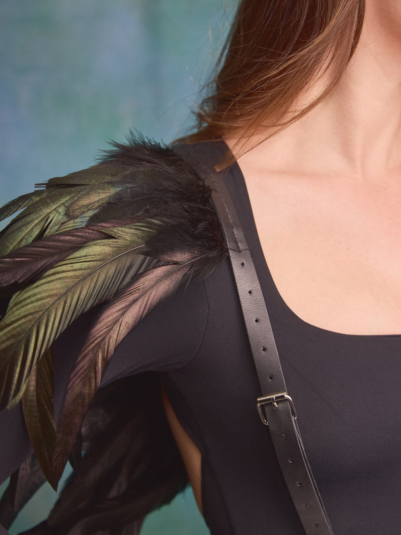 אביזר תחפושת ווסט נוצות | תחפושת לפורים