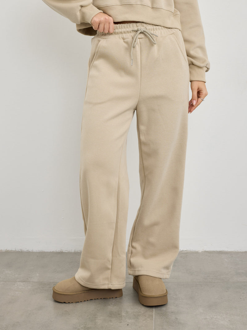 מכנסיי פוטר ארוכים לוגן | בז'