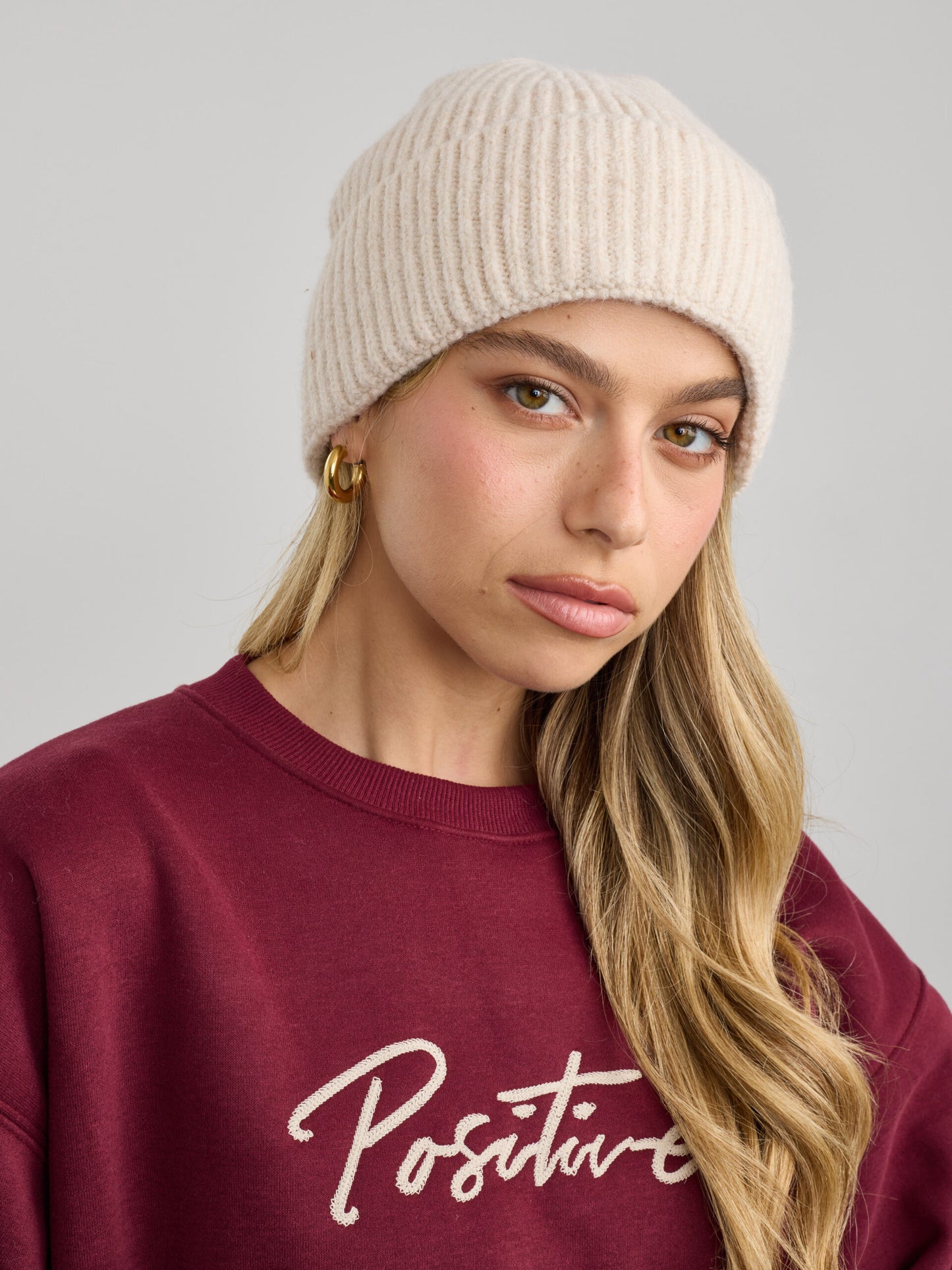 כובע גרב | שמנת